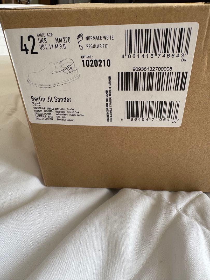 【極美品】JIL SANDER+ × BIRKENSTOCK Berlin 42