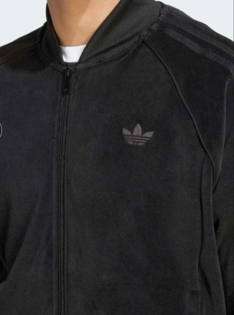 ＜adidas Originals＞ベロア トラックジャケットユニセックスM