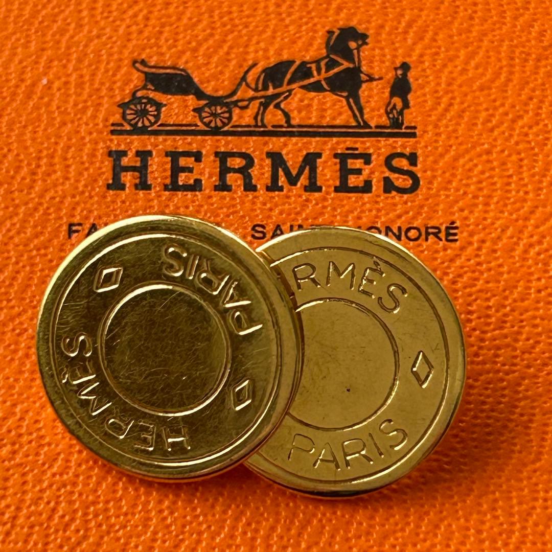 HERMESエルメス　カフリンクス　セリエ　ゴールド　片方