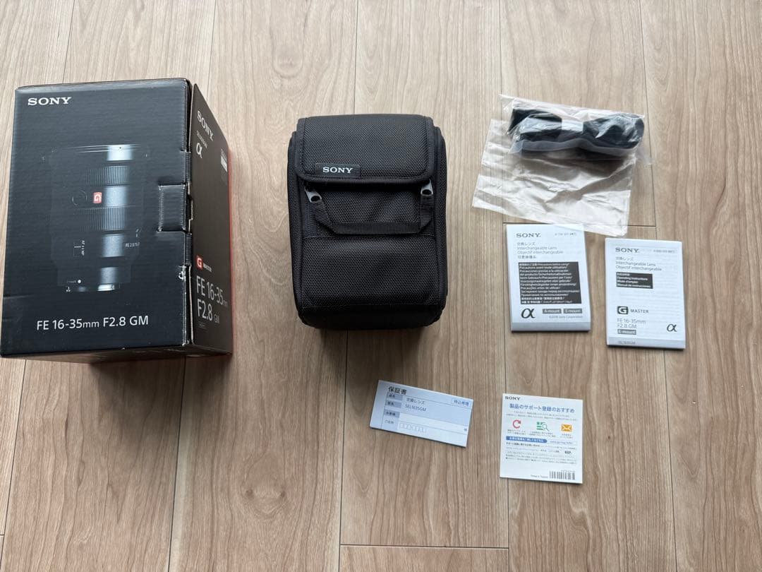 SONY16-35mm F2.8 GM（SEL1635GM）美品 プロテクター付