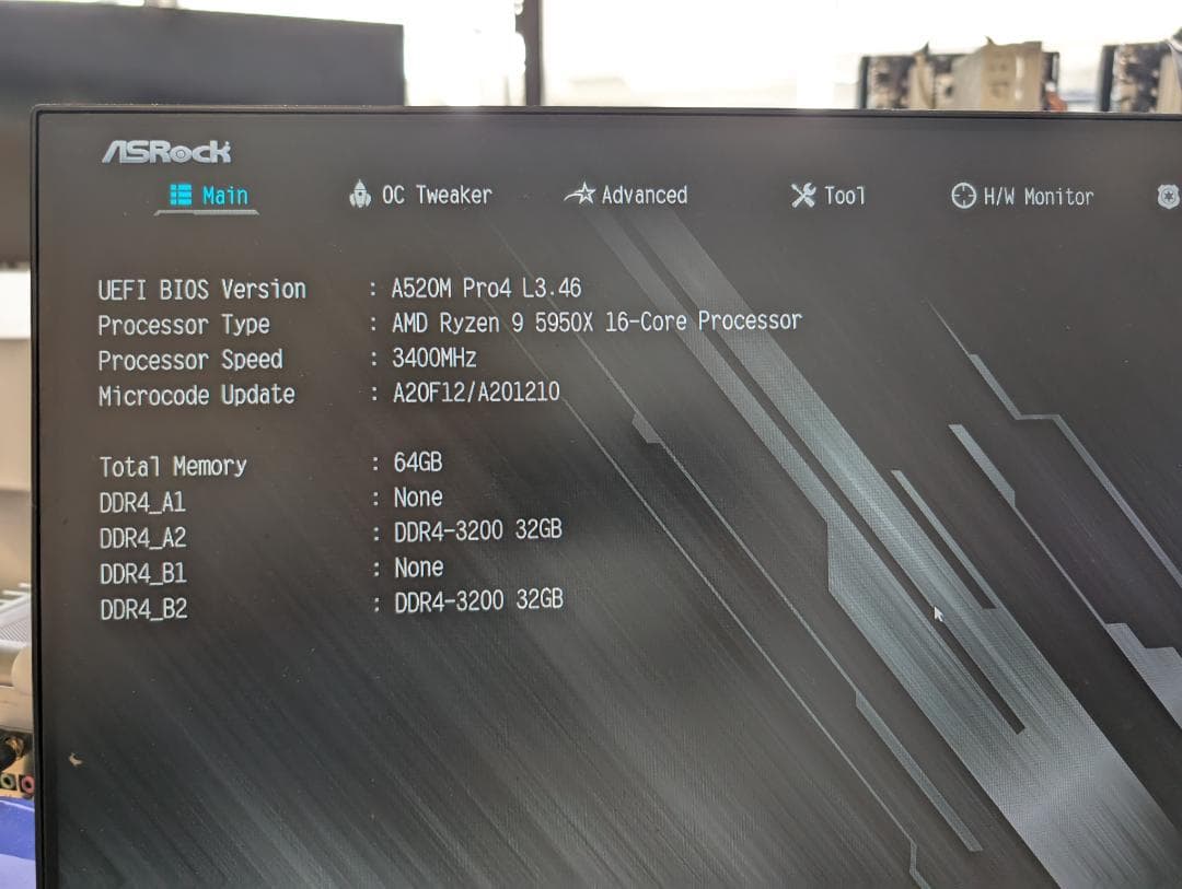 Ryzen9 5900X DDR4 64GB セット #10 [高性能自作PC]