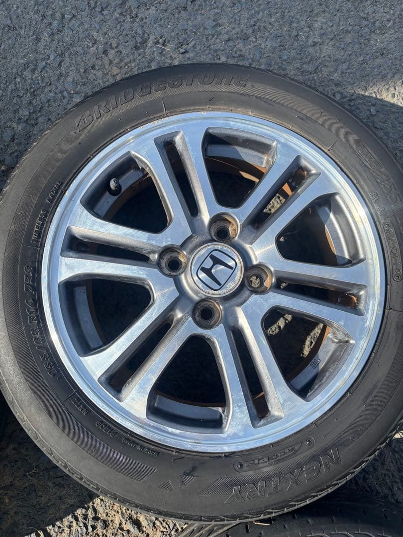 【送料無料】ＮＢＯＸ純正アルミホイール4本セット 155/65R14 神奈川県発