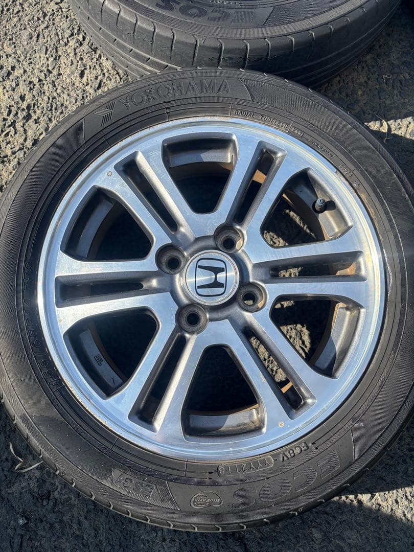 【送料無料】ＮＢＯＸ純正アルミホイール4本セット 155/65R14 神奈川県発