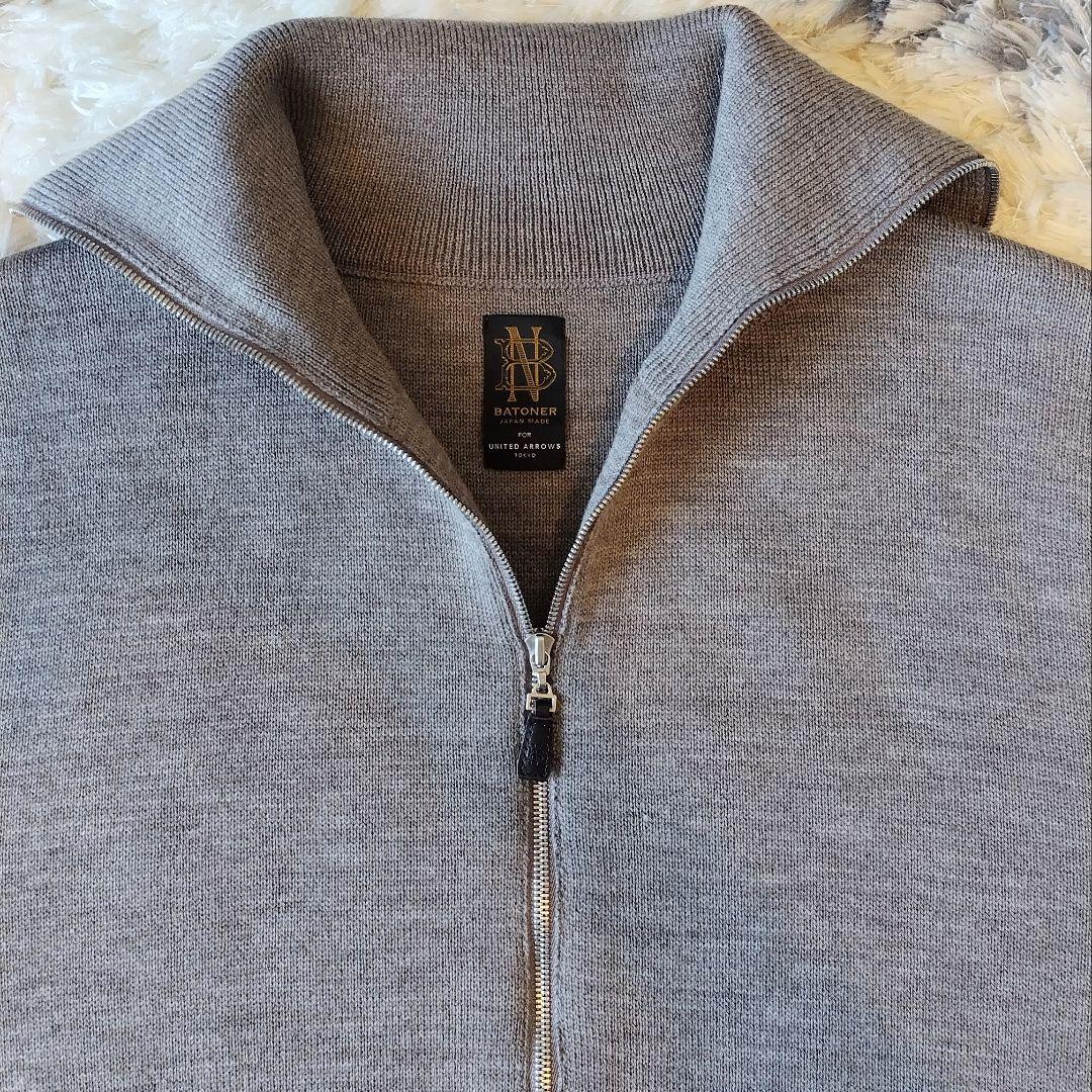む*ま様 新品同様 上代約4万 BATONER UA別注 ドライバーズニット 2