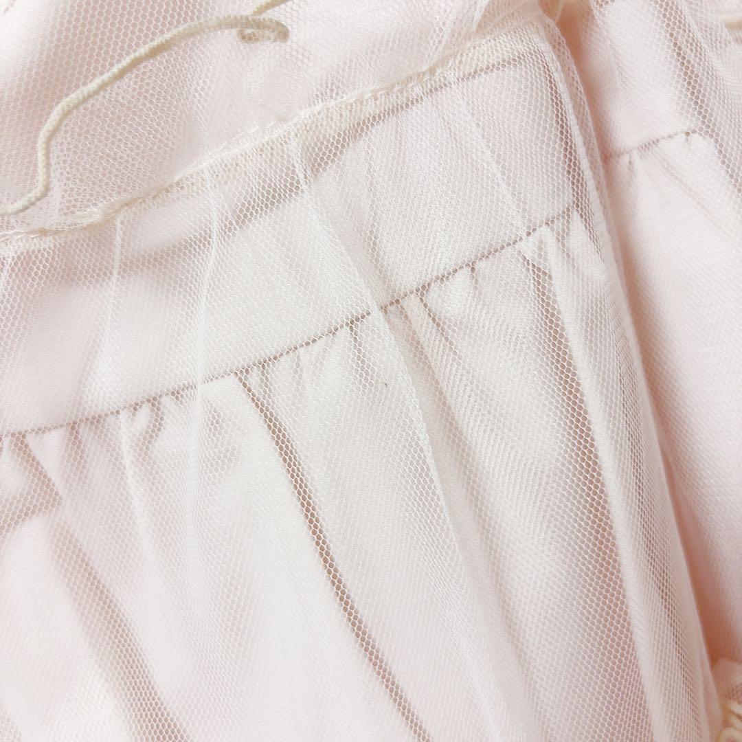 merryjenny メリージェニー チュールドロストミニキャミワンピース