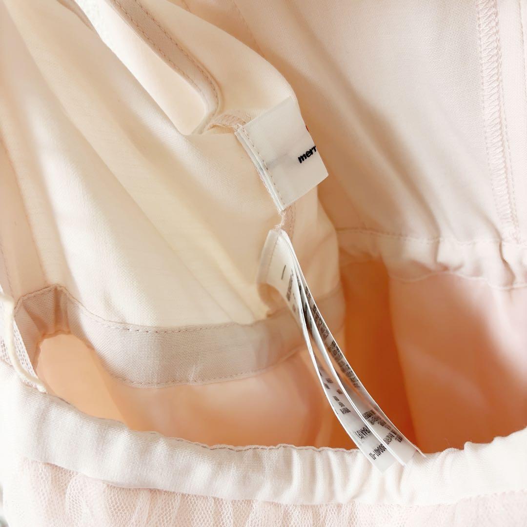 merryjenny メリージェニー チュールドロストミニキャミワンピース