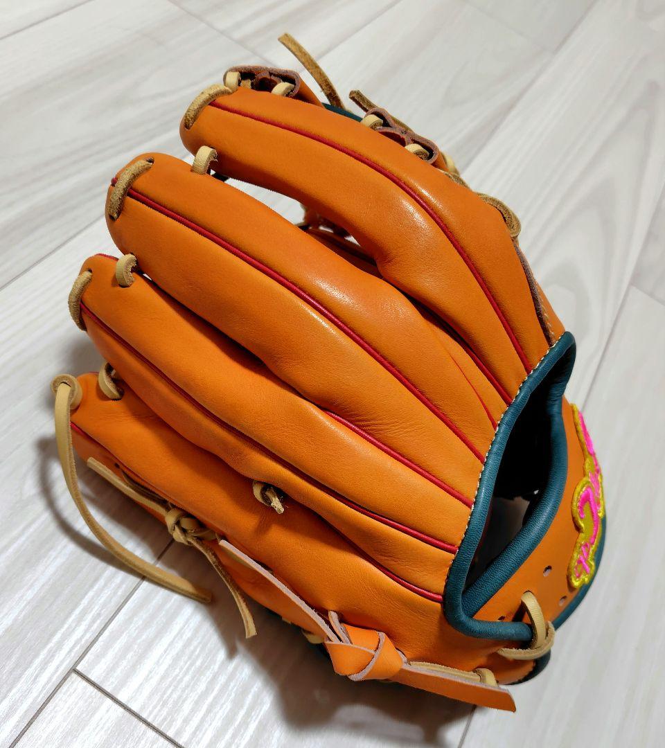 【美品】艶　RallyCap　ラリーキャップ　軟式用グローブ　内野手