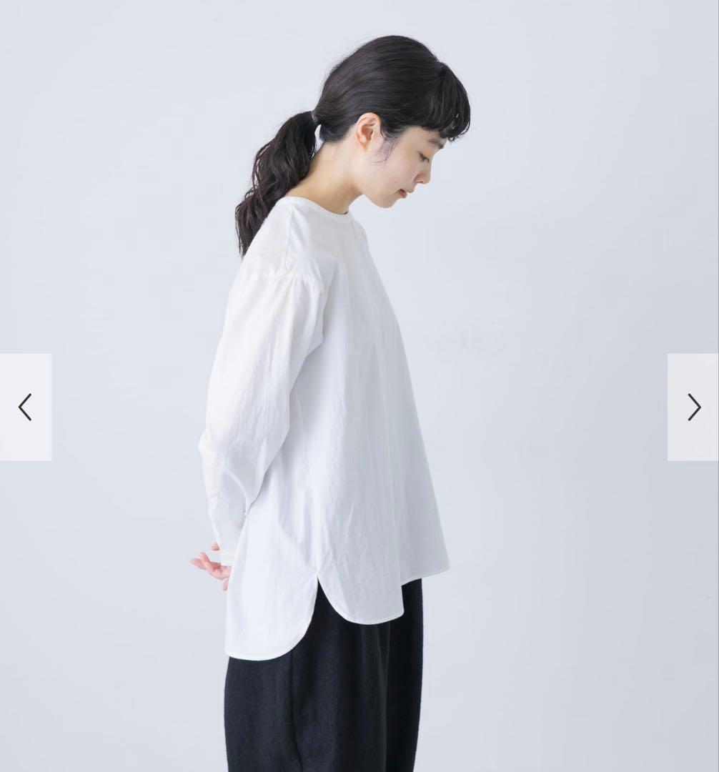 かぐれコットンクルーネックプルオーバーシャツ