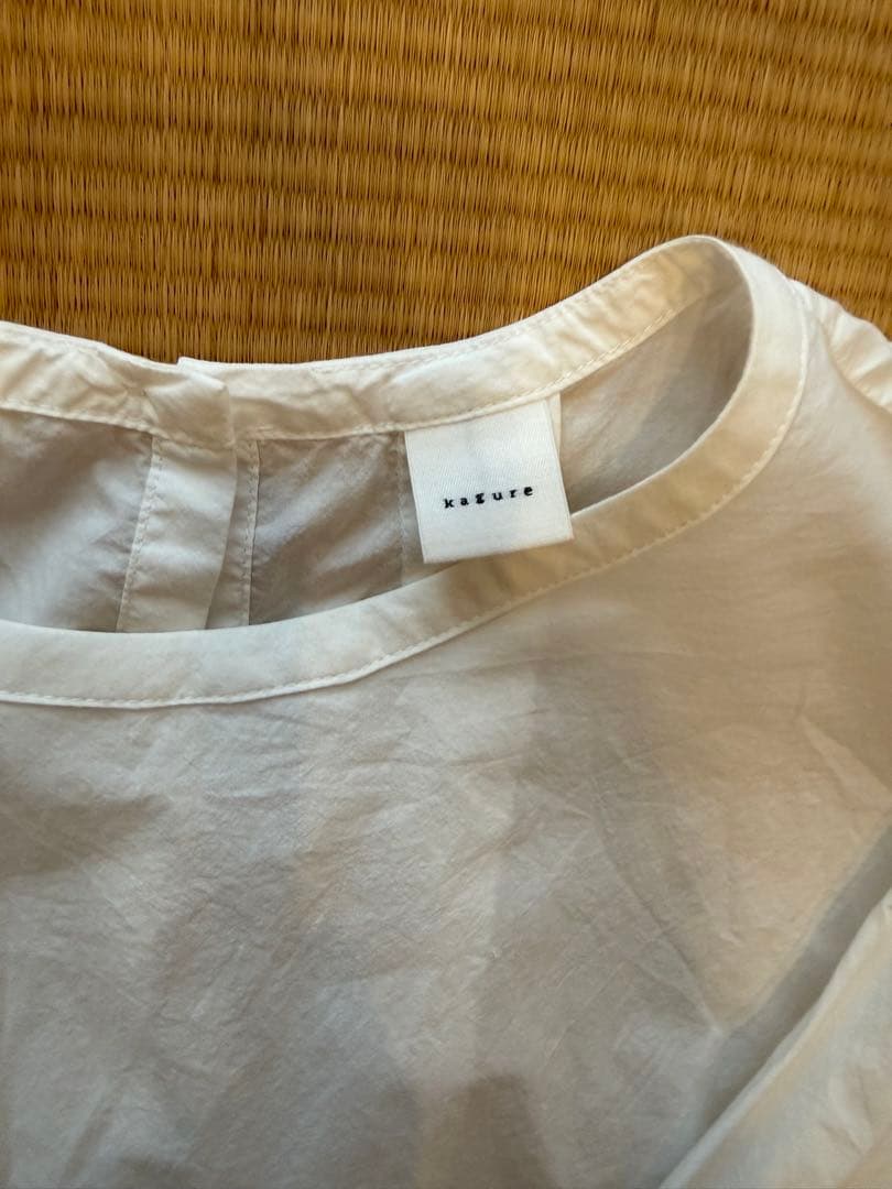 かぐれコットンクルーネックプルオーバーシャツ