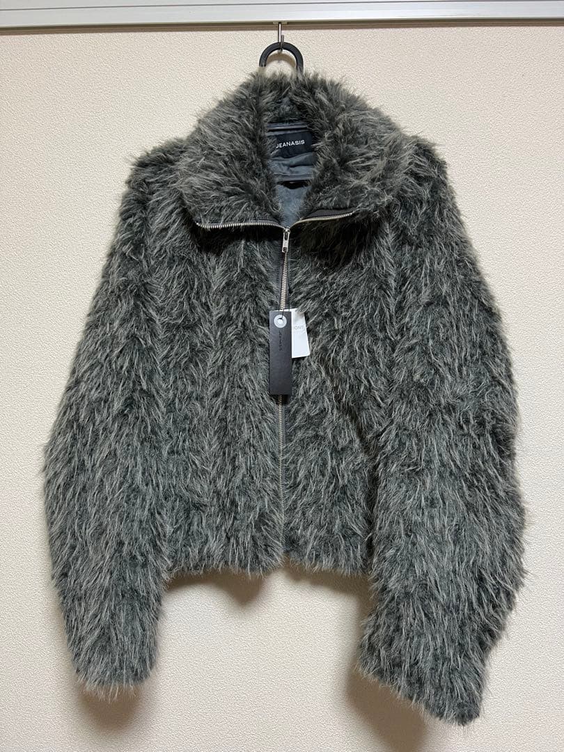JEANASIS MIXカラーファーブルゾングレー系その他新品未使用タグ付き