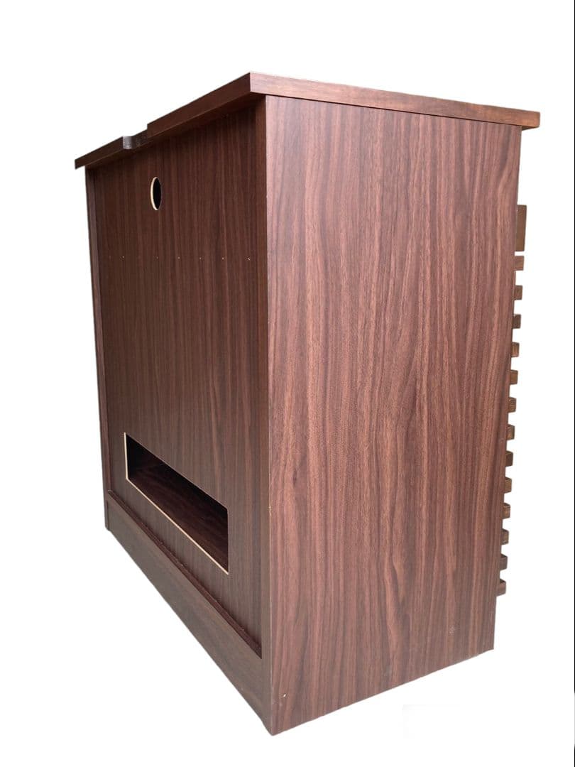 送料込み❗️ディノス【格子 プリンタ収納性 PCデスク】80×80×45(cm)