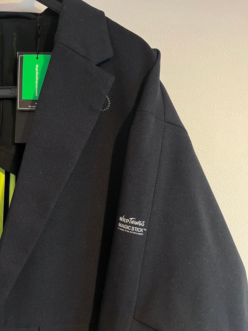 Magic Stick×WILD THINGSジャケット ブラック