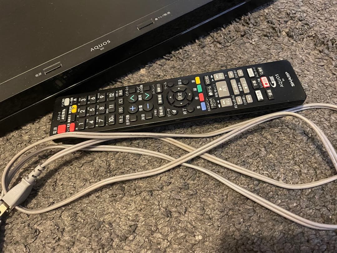 【※ジャンク品】AQUOS BDレコーダー HDMI端子付き