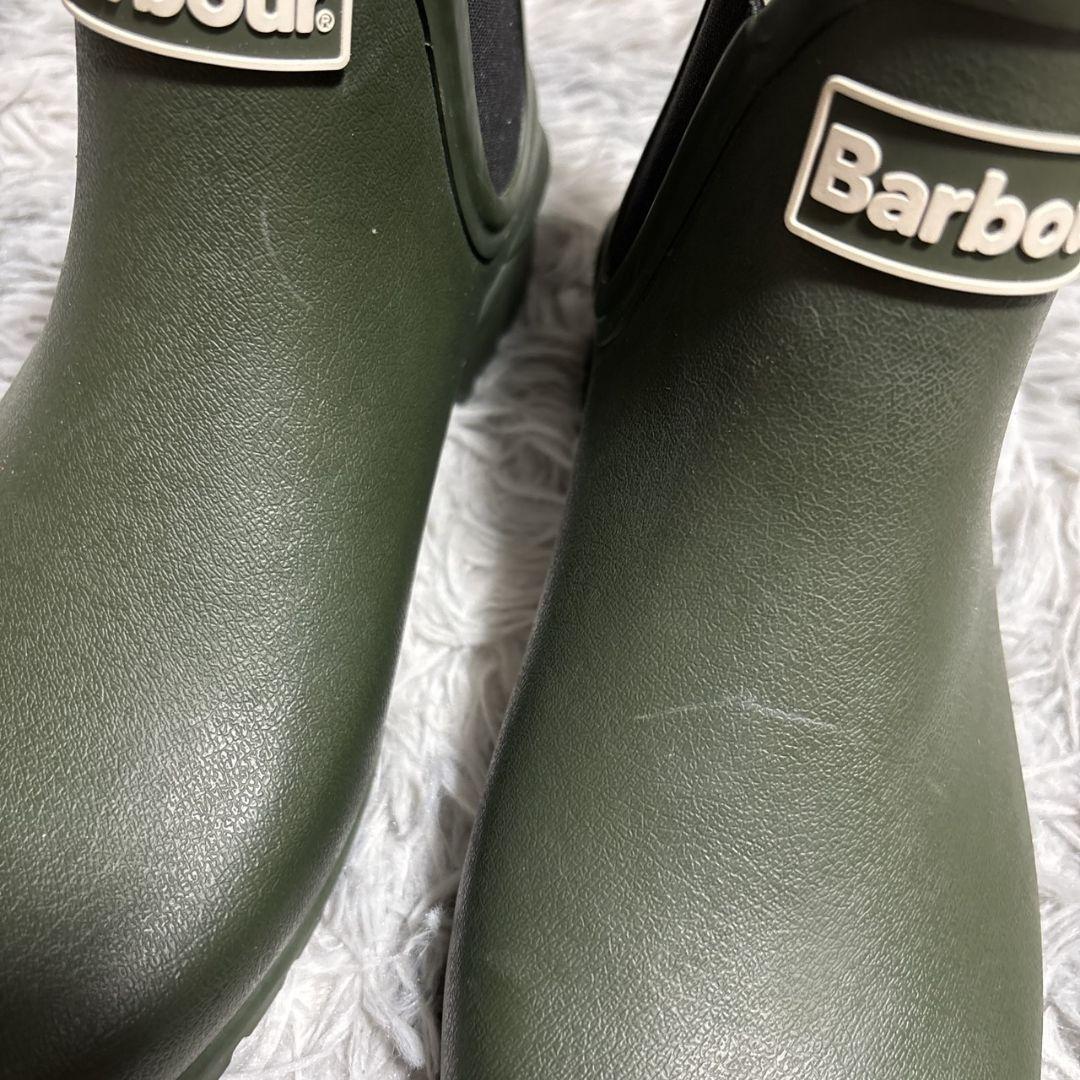 Barbour バブアー サイドゴア レインブーツ 雨靴 チェック レディース