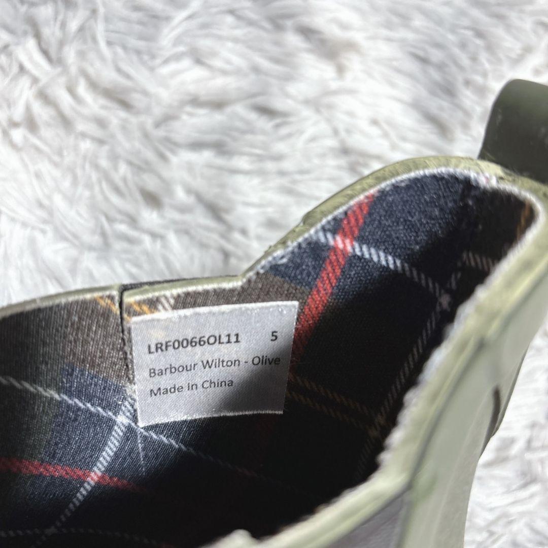 Barbour バブアー サイドゴア レインブーツ 雨靴 チェック レディース