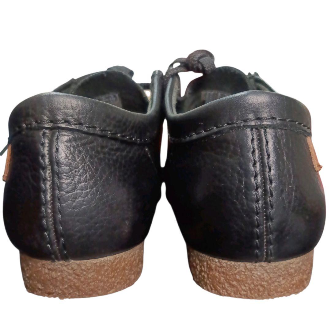 ✨Clarks Shacre2 Run 本革 ワラビー ブーツ 黒 UK6