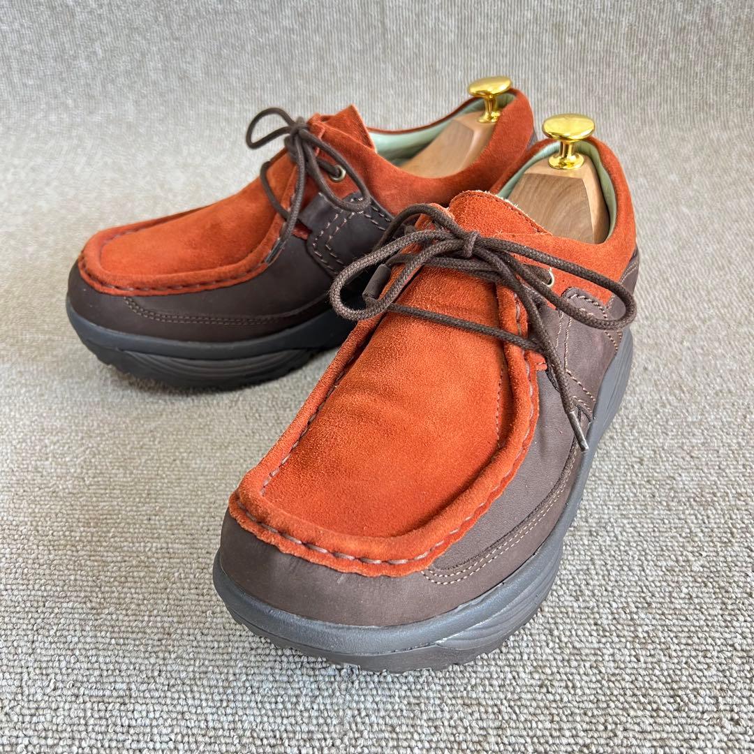 美品✨Xsensible ストレッチウォーカー ブラウン スエード 38