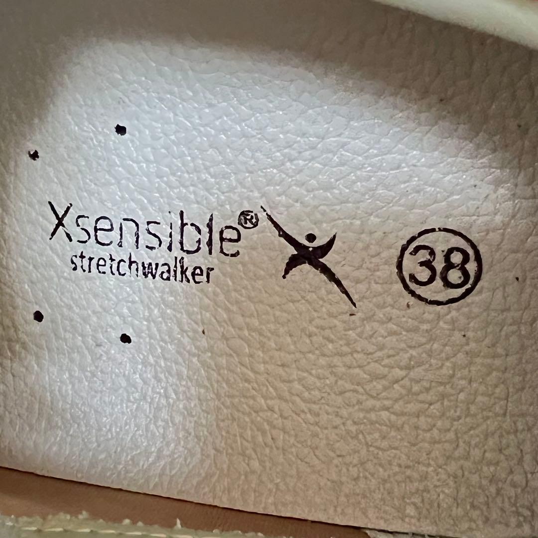 美品✨Xsensible ストレッチウォーカー ブラウン スエード 38