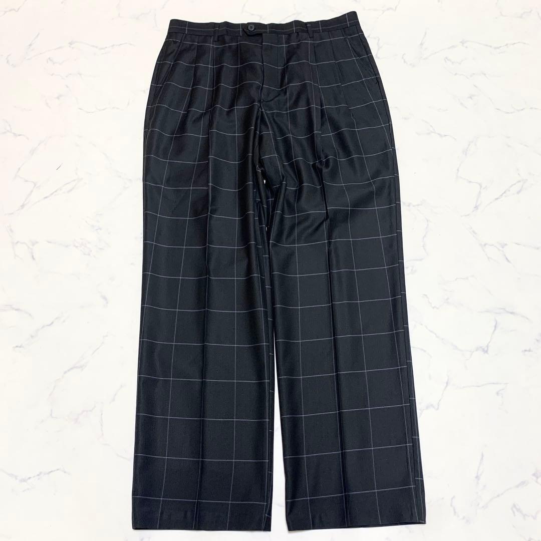 【美品】ジョルジオアルマーニ　ウィンドウペンチェック柄　セットアップ　スーツ