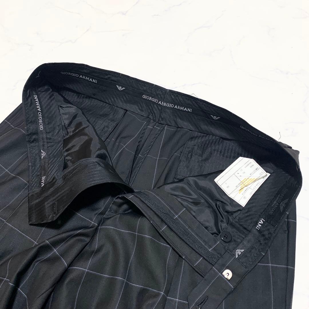 【美品】ジョルジオアルマーニ　ウィンドウペンチェック柄　セットアップ　スーツ