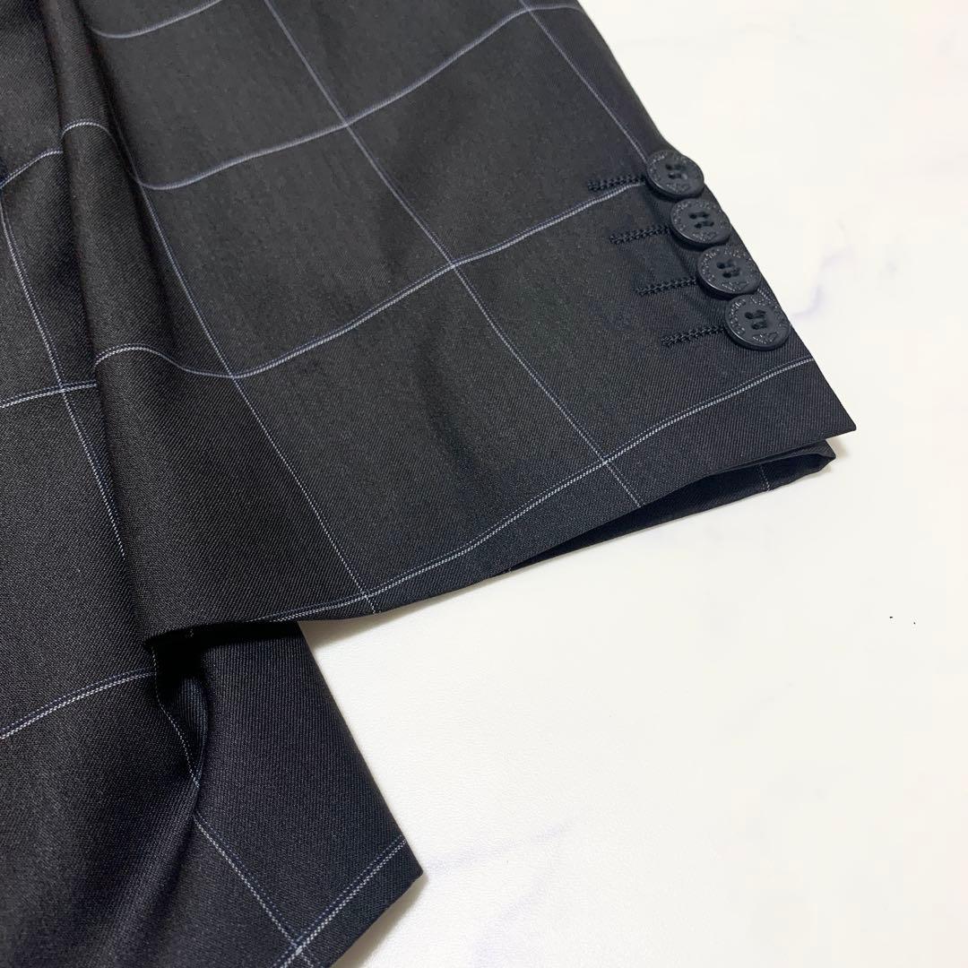 【美品】ジョルジオアルマーニ　ウィンドウペンチェック柄　セットアップ　スーツ