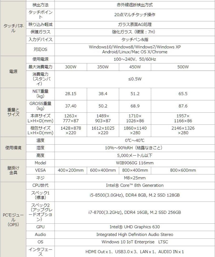 MAXHUB V5Cシリーズ 86インチ　新品