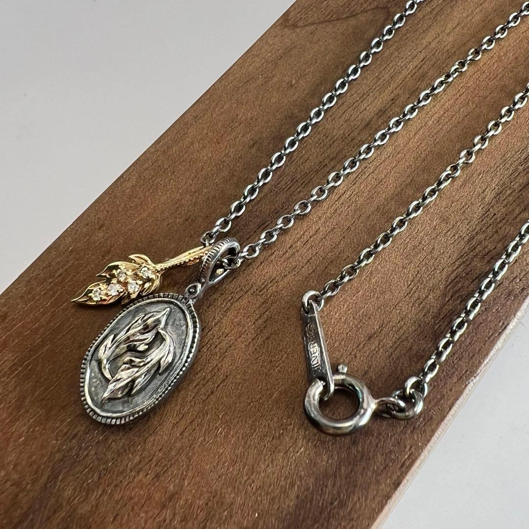 アガット　チャーム　ネックレス