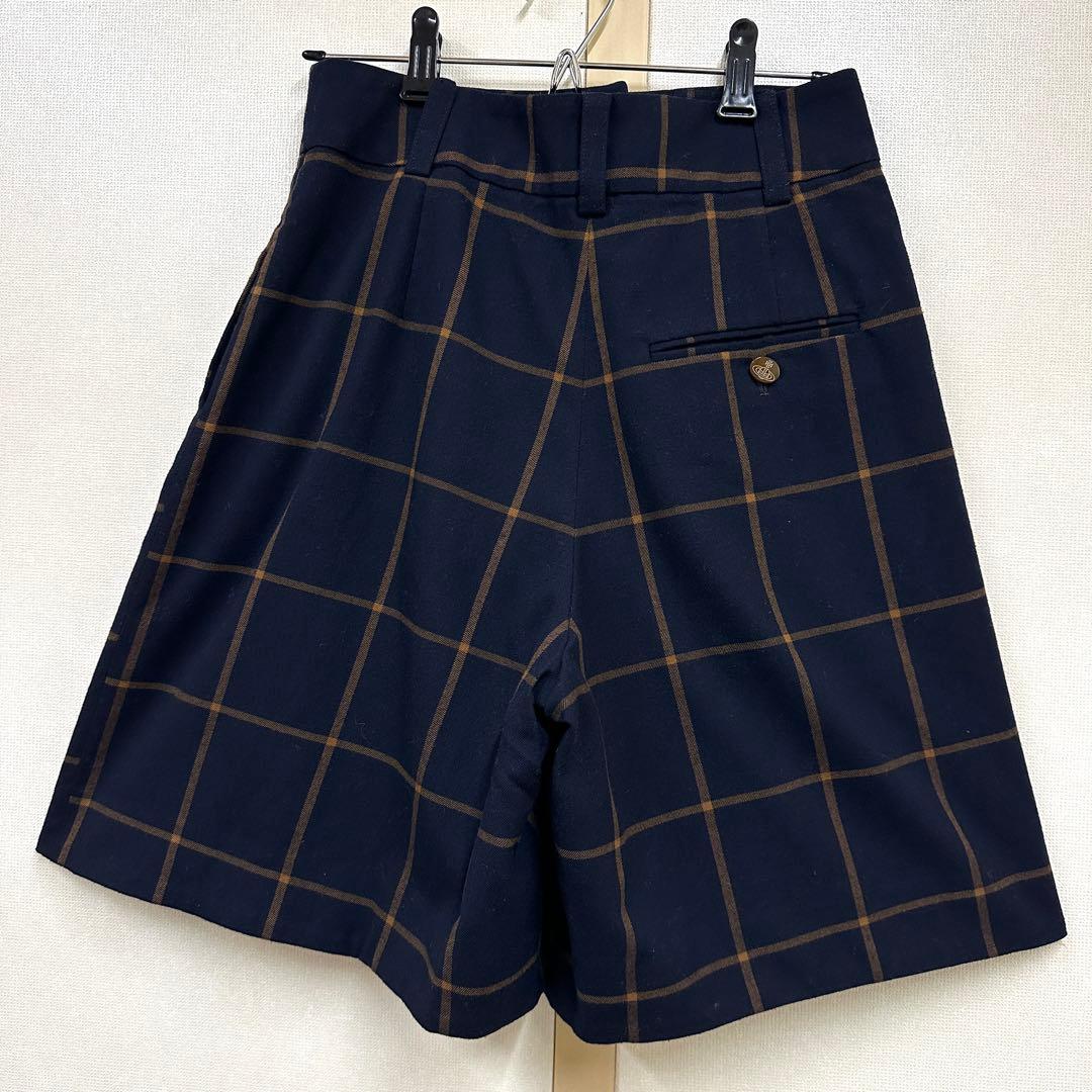 Vivienne Westwood ハーフパンツ チェック柄 ヴィヴィアン