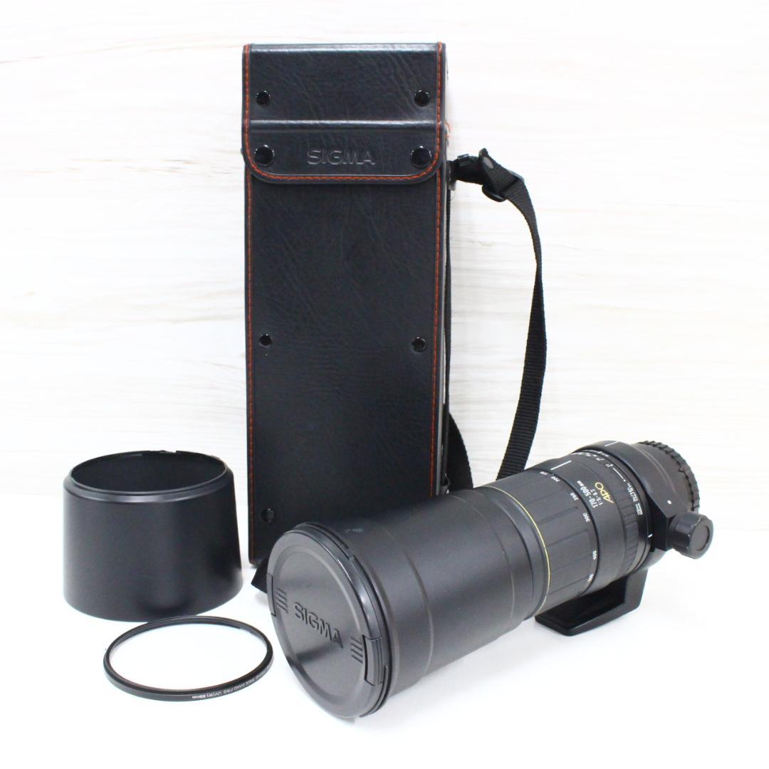 ◇ジャンクSIGMA ケース付望遠レンズ APO170～550㎜ 1:5-6.3