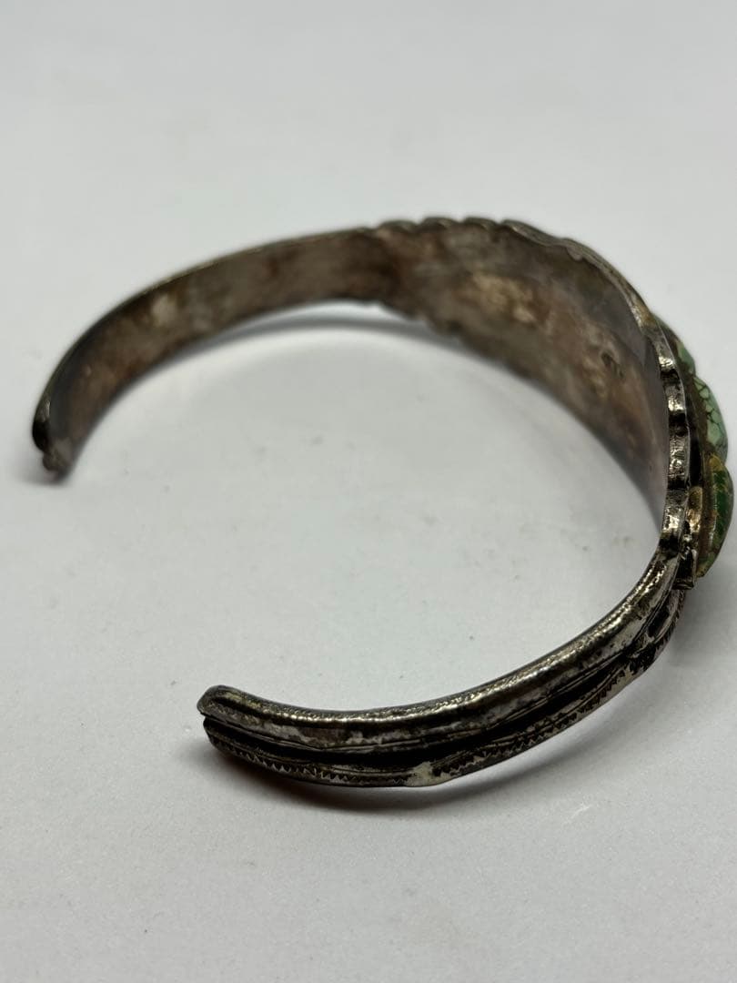 ビンテージ インディアンジュエリー silver シルバー バングル 約31g