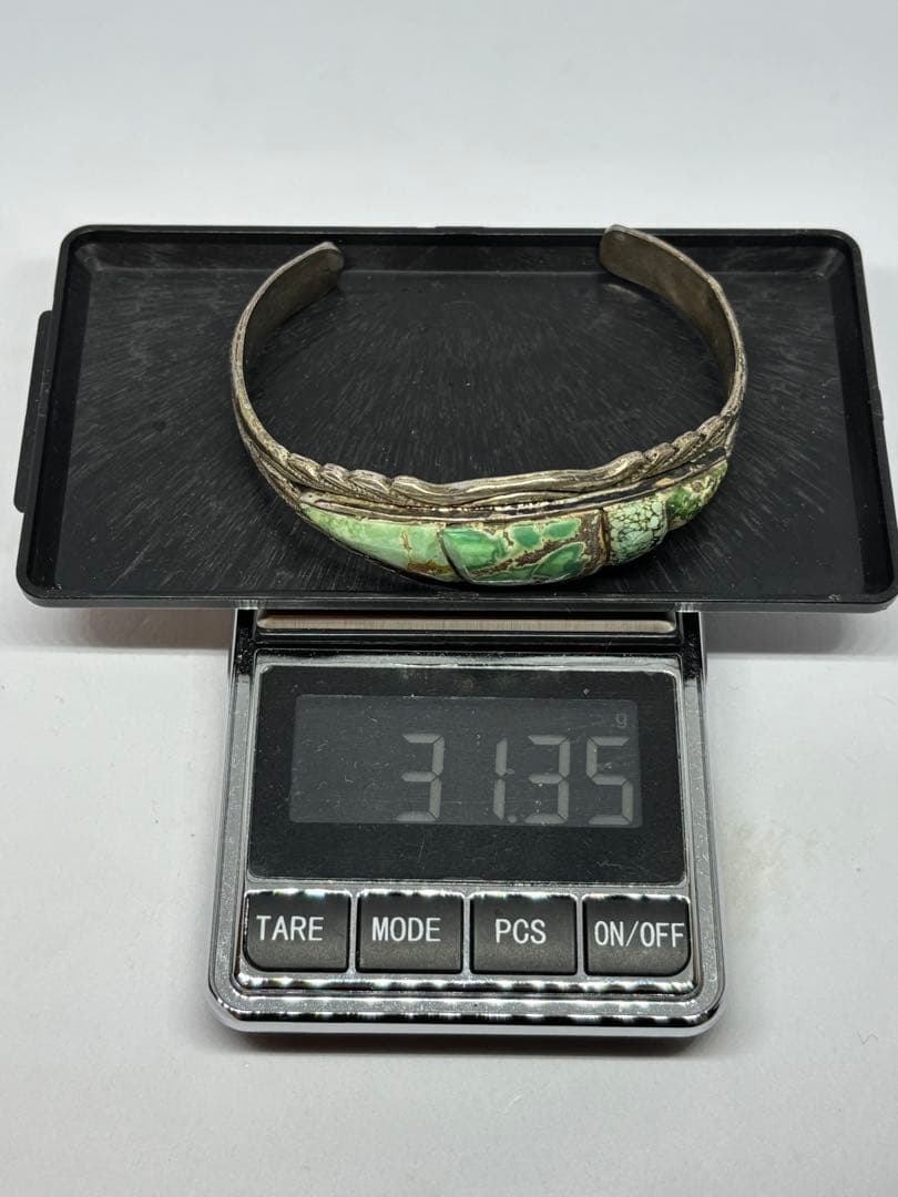 ビンテージ インディアンジュエリー silver シルバー バングル 約31g