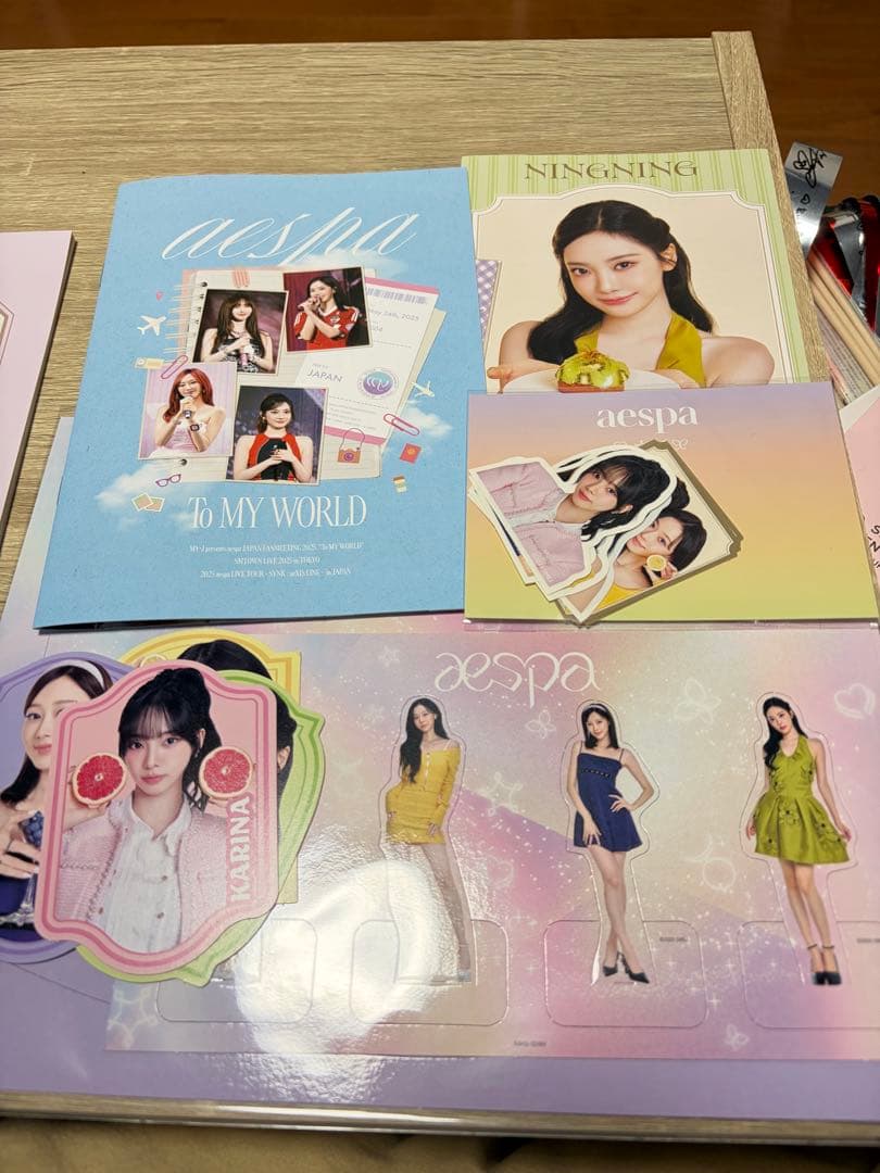 aespa ニンニン 抽選会トレカ+ファンクラブ特典