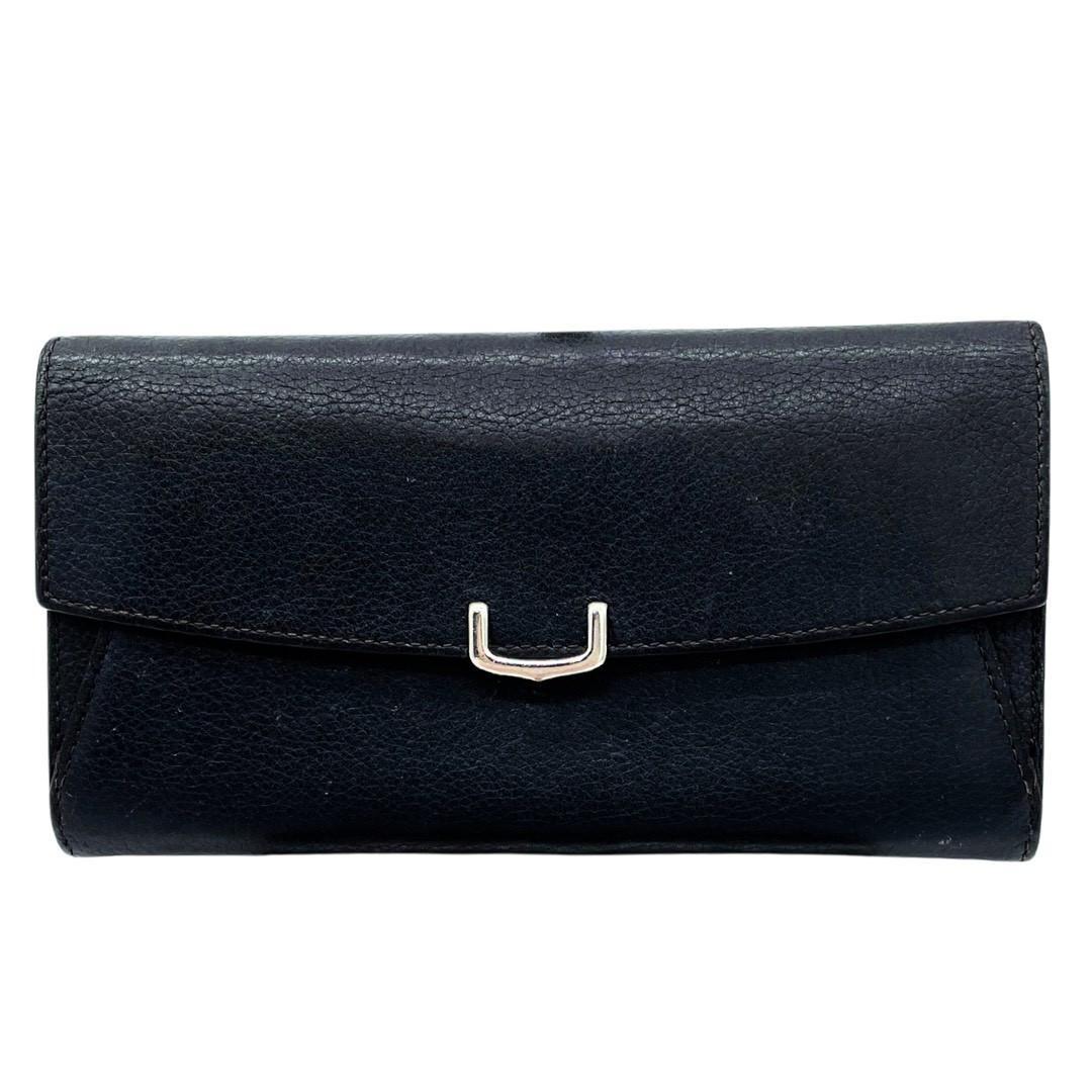 美品 Cartier カルティエ 長財布 レザー ブラック