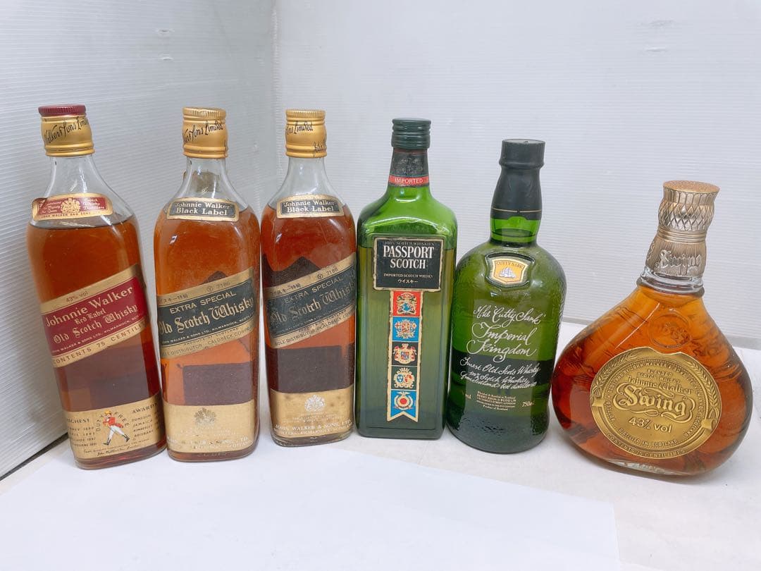 大*り様 未開栓古酒★ウイスキー Johnny Walker スウィング など6