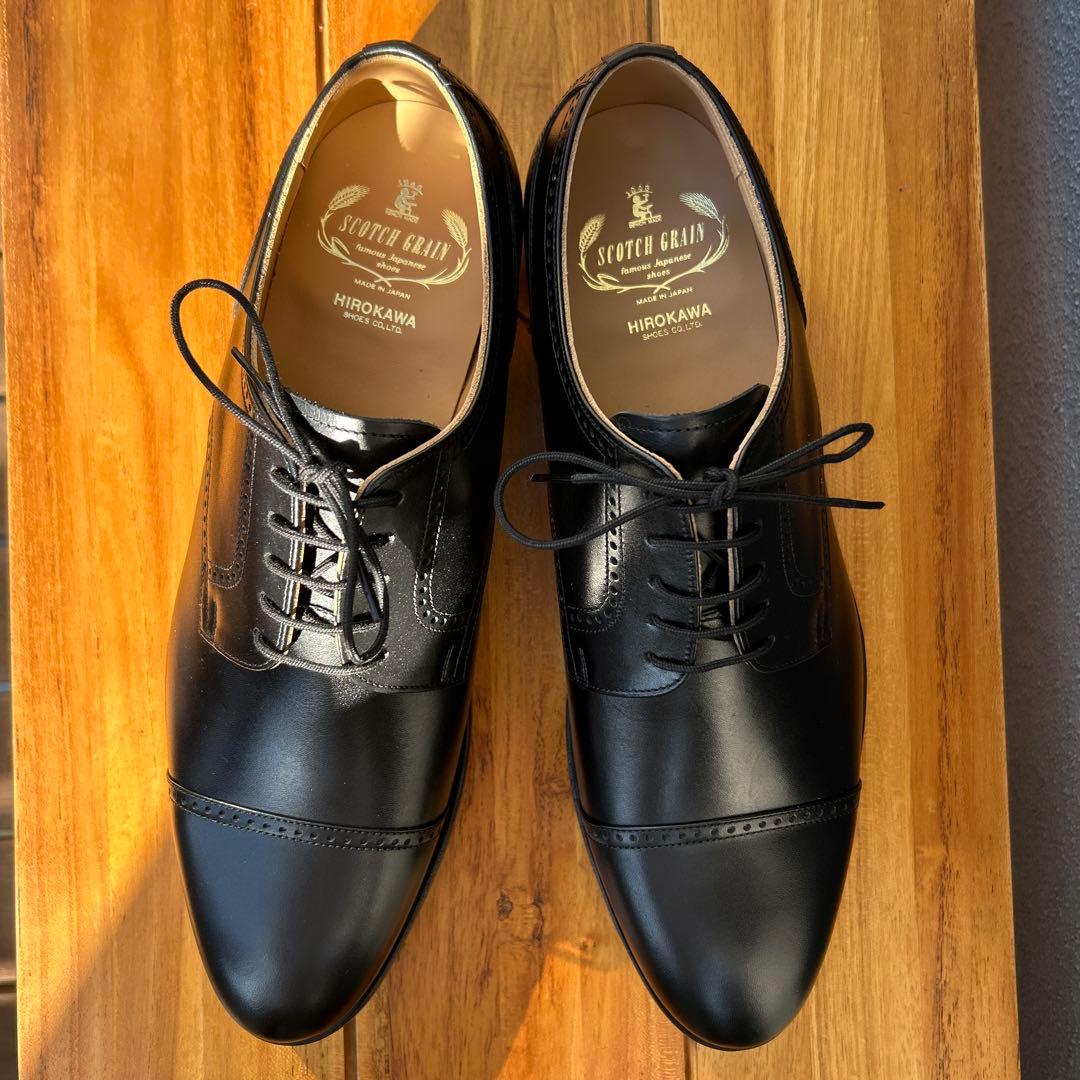 《新品未使用》スコッチグレイン SCOTCH GRAINブラック27 EEE