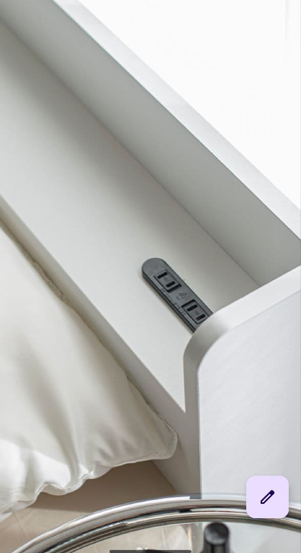 シングル ベッドフレー ム 単品 収納 ヘッド コンセント 新品送料込 MEDI