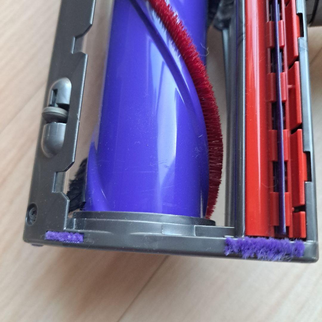dyson 掃除機ヘッド 回転ブラシ 紫