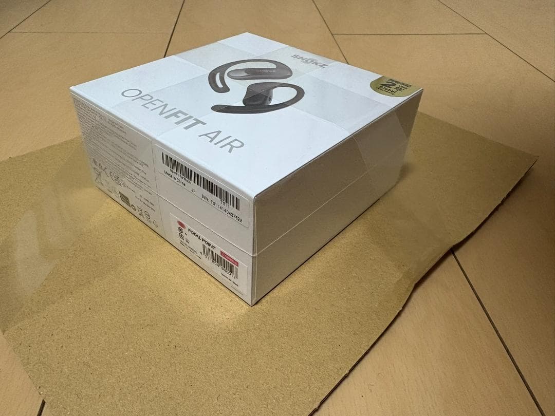 SHOKZ OPENFIT AIR ワイヤレスイヤホン 黒