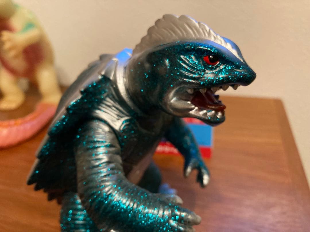 ま*ん様 マルサン マルサンのソフビ怪獣シリーズ ガメラ3(1999) グリーン