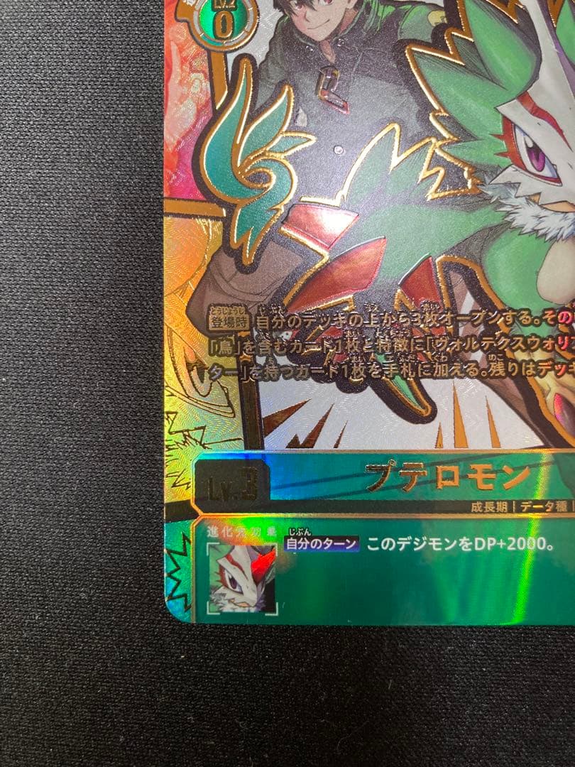 デジモンカード　プテロモン　希少　エンブレム　パラレル