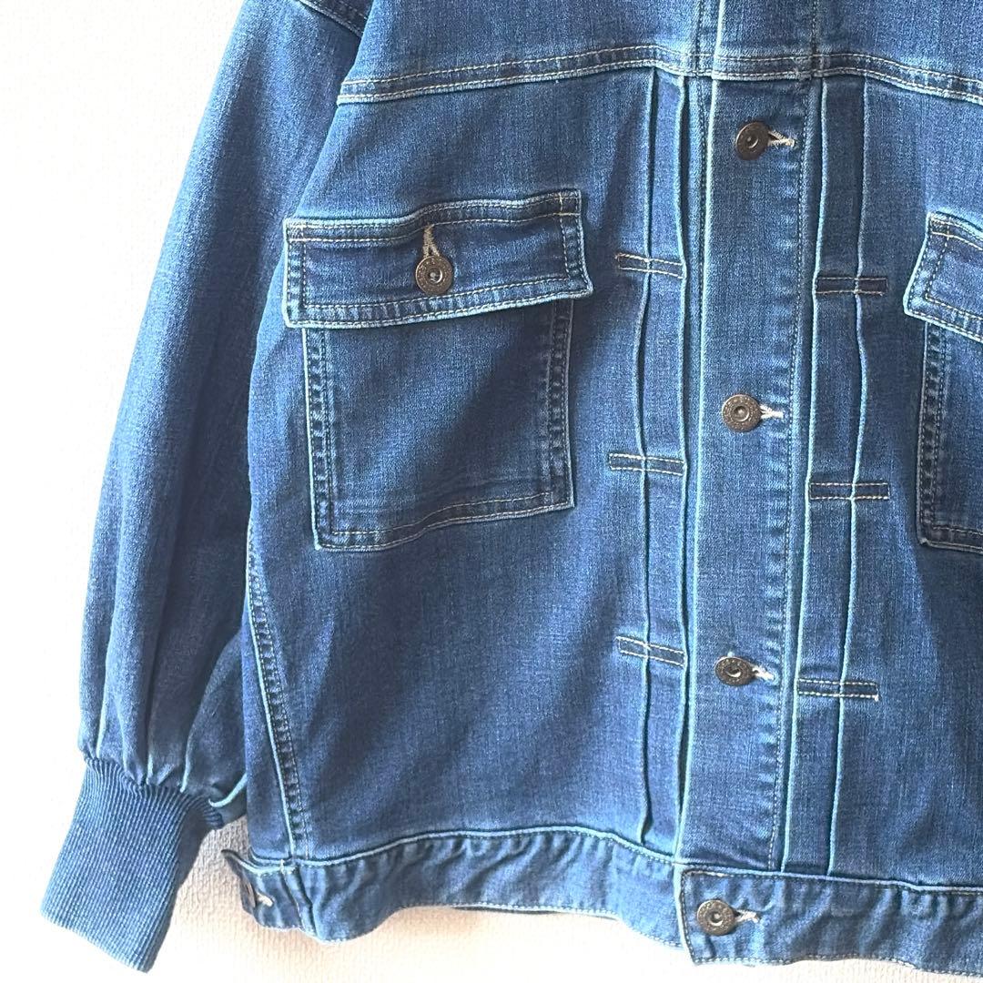 ✨定価2.2万円✨ビアズリー　袖パフGジャン　デニム　ジャケット　パフスリーブ