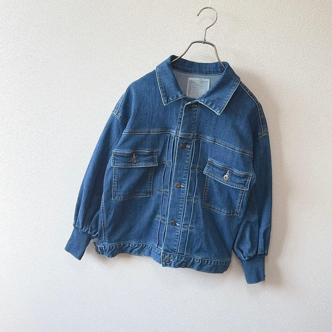 ✨定価2.2万円✨ビアズリー　袖パフGジャン　デニム　ジャケット　パフスリーブ