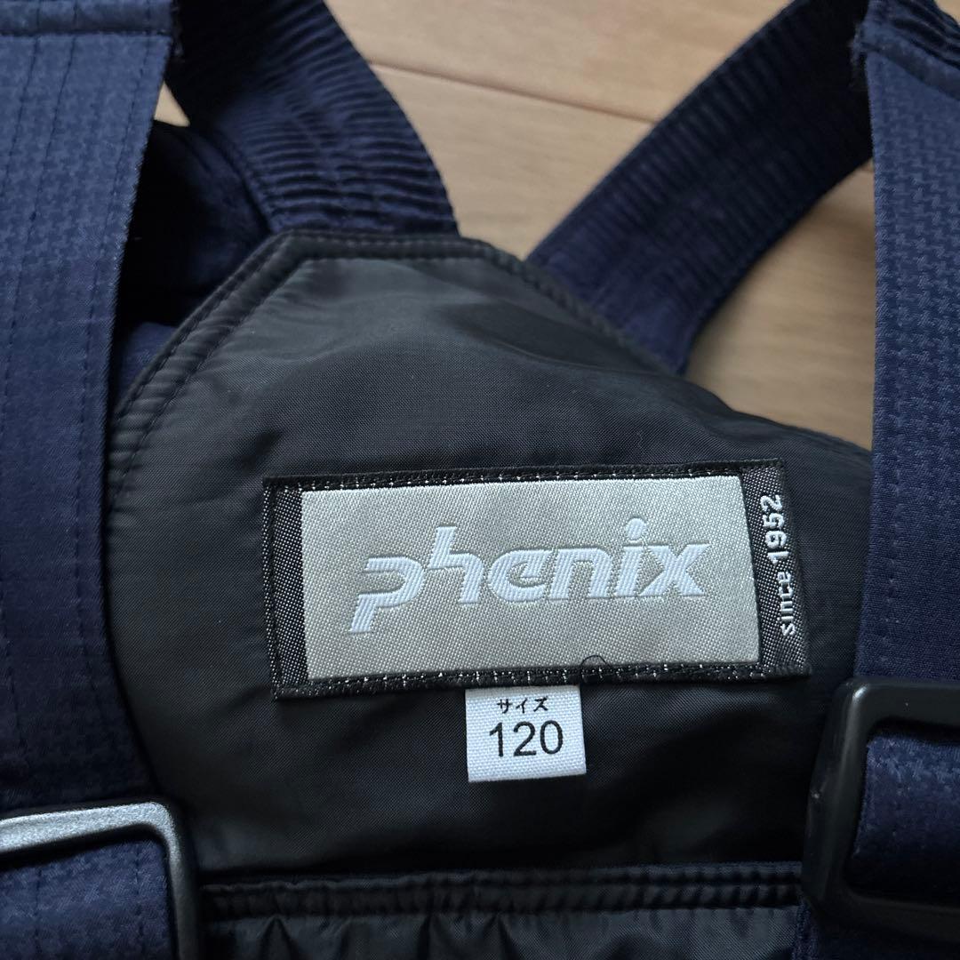 Phenix フェニックス　子ども用スキーウェア 赤/ネイビー120cm