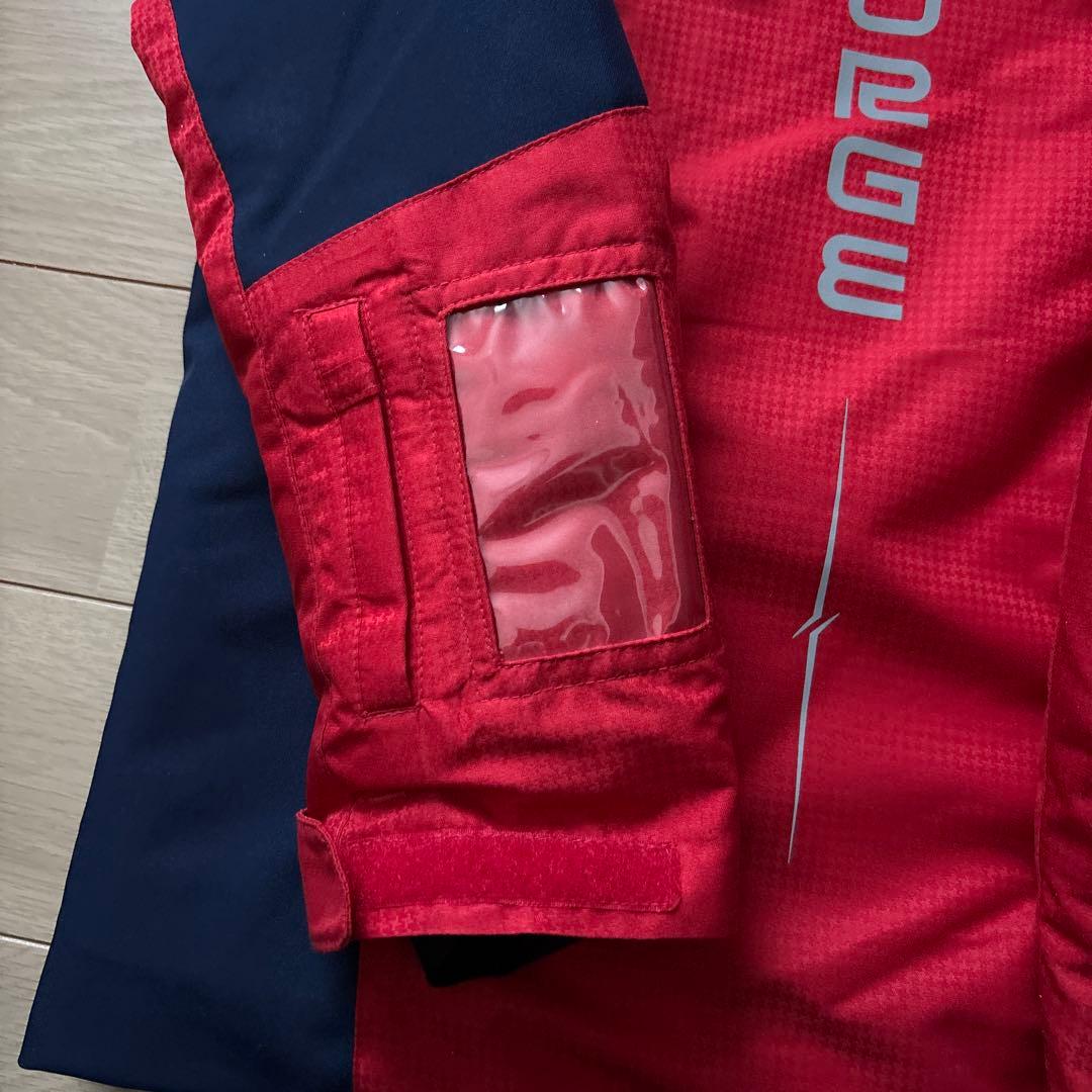 Phenix フェニックス　子ども用スキーウェア 赤/ネイビー120cm