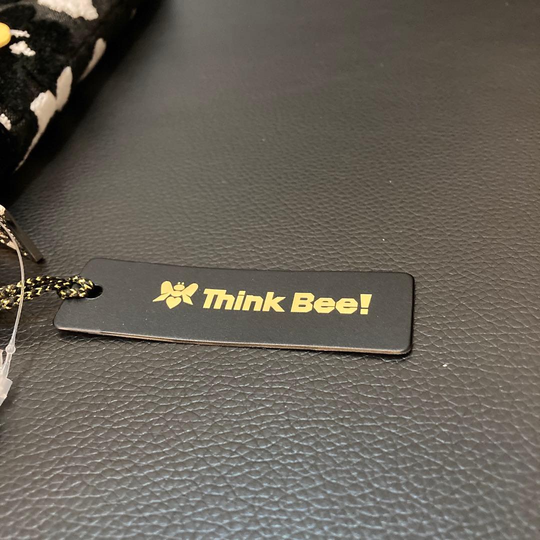 新品Think Bee 花柄ボタン装飾の長財布