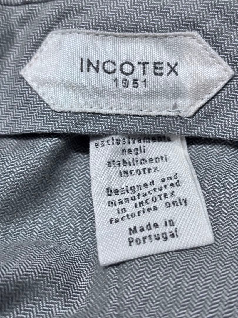 INCOTEX ホームスパン　テーパード スラックス　サイズ50 美品