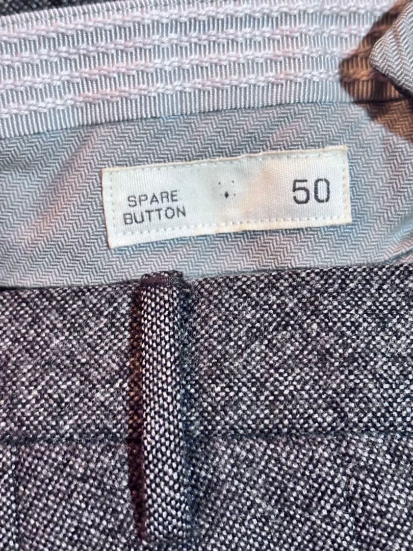 INCOTEX ホームスパン　テーパード スラックス　サイズ50 美品