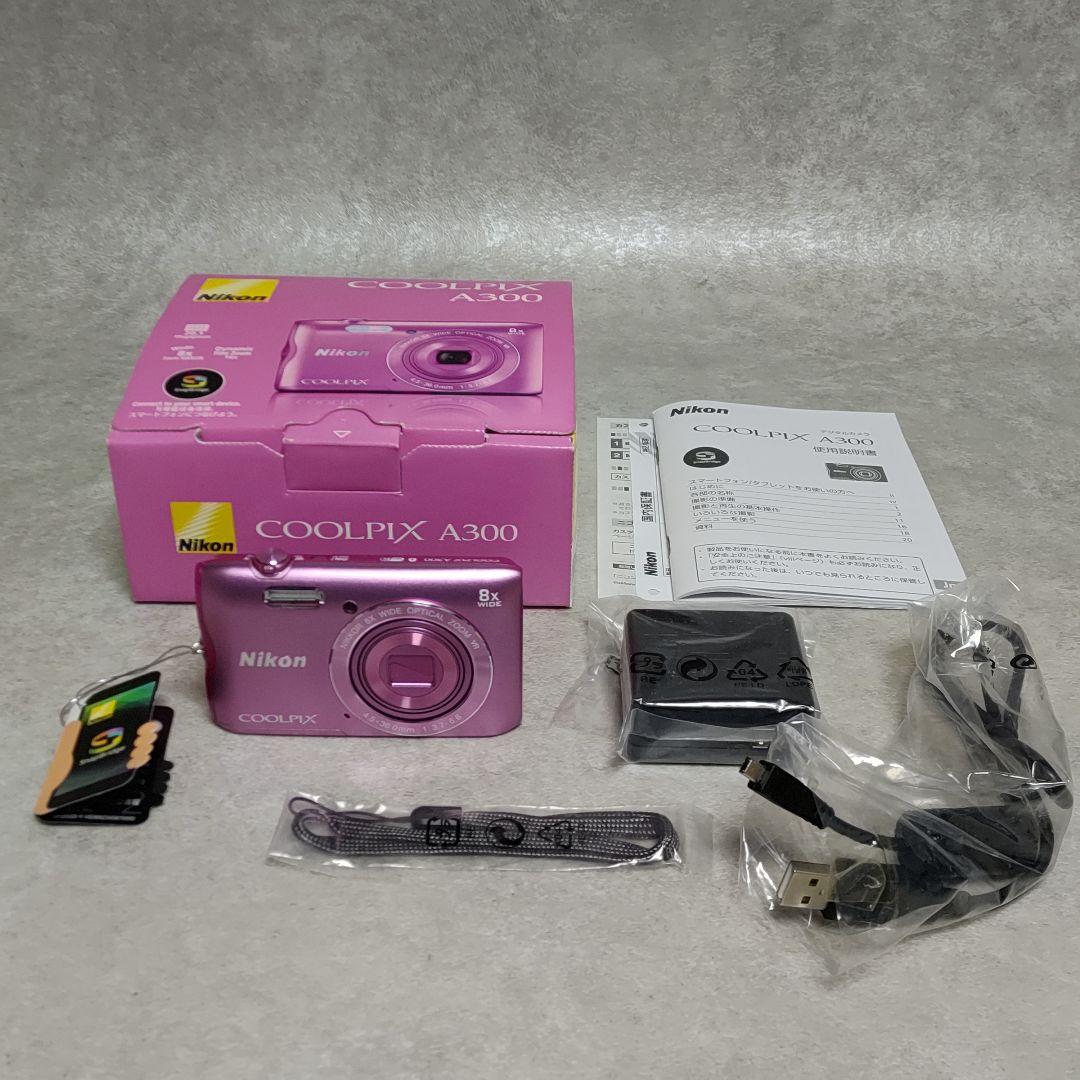 Nikon デジタルカメラ COOLPIX A300 ピンク ジャンク