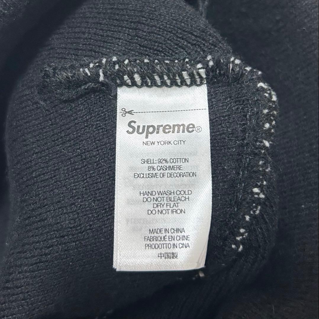 24H以内発送 完売品 美品 超人気モデル 黒色 Big Logo Beanie