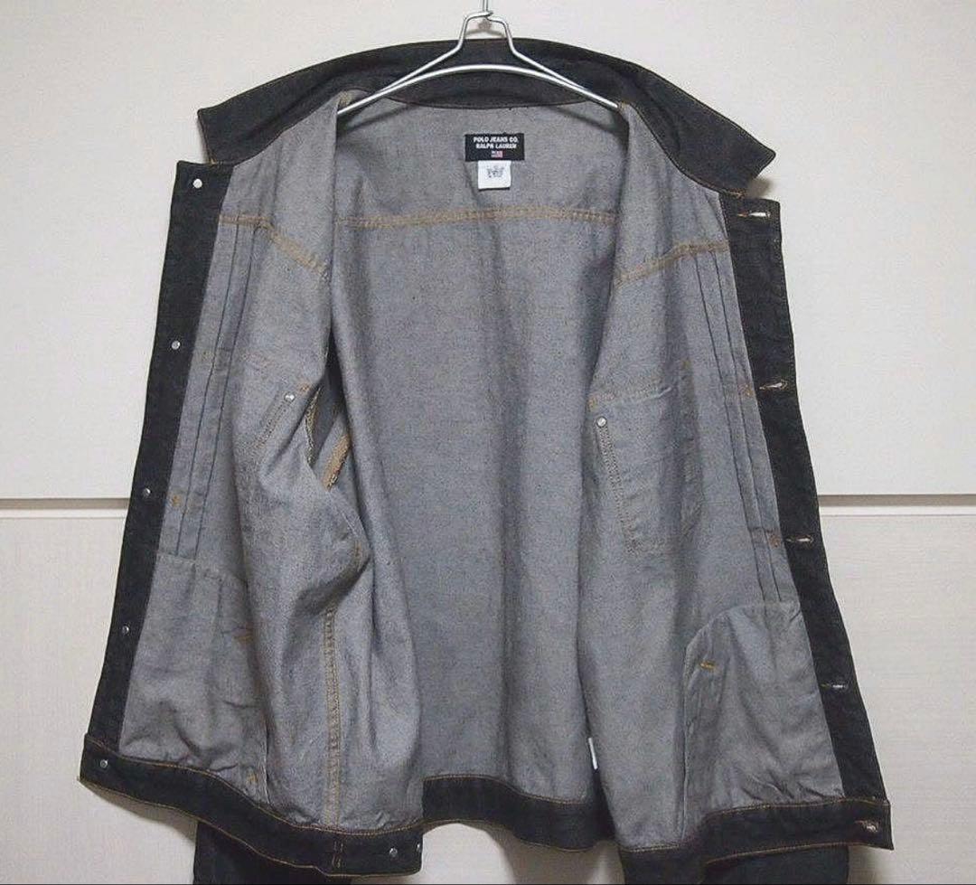 希少90s 4XL Polo jeans ラルフローレン2ndデニムジャケット